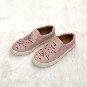 Frye Lena studded Girls’ pink slip on sneakers